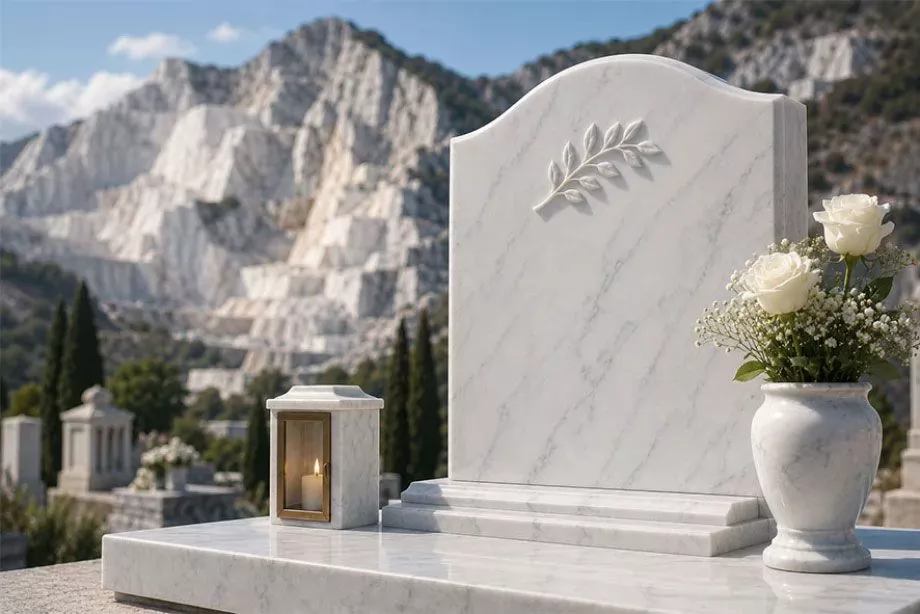 Marmo bianco di Carrara: quando l'eleganza incontra il ricordo